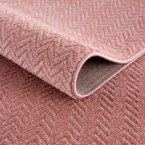 Dekorstudio Jednofarebný koberec FANCY 805 - ružový Rozmer koberca: 200x290cm