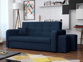 Pohovka s taburetkami Clivia Home III, Taburetka: ľavá strana, Dostupné poťahy: Enjoy 24
