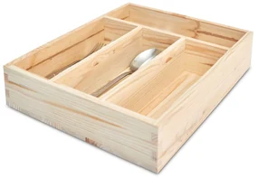 ČistéDrevo Organizér na príbory 25 x 31 x 7 cm
