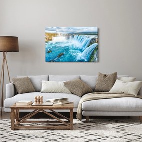 Obraz - Vodopád Godafoss (90x60 cm)