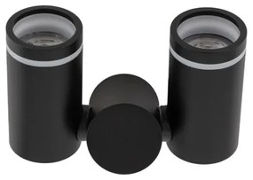 Bodové svietidlo JET SET 2xGU10/10W/230V čierna