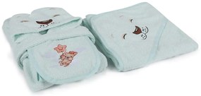 Bavlnený detský župan v mentolovej farbe veľkosť 1-2 roky Aslan – Foutastic