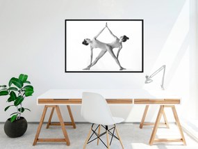 Artgeist Plagát - Yoga [Poster] Veľkosť: 60x40, Verzia: Čierny rám