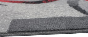 TA Koberec 4596A TMAVO SIVÁ LACNÁ PP CRM Rozmer: 60x150 cm