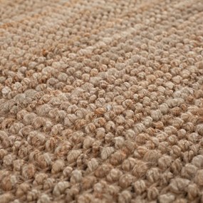 Flair Rugs koberce Behúň Sarita Jute Boucle Natural - 60x230 cm