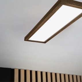 Brilagi - LED Kúpeľňové svietidlo WOODY FRAME LED/40W/230V 120x30 IP44 dub orech