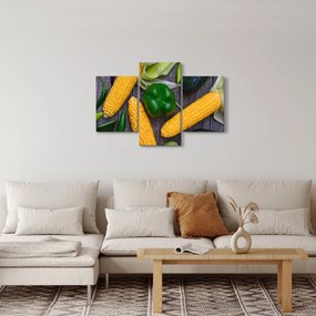 Obraz zeleniny (90x60 cm)