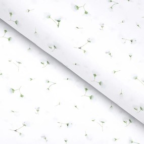 Biante Bavlnený záves Sandra SA-424 Drobné kvietky na bielom 140x190 cm