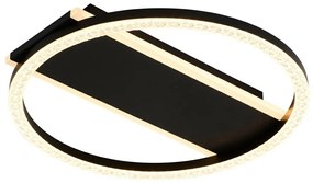 Rabalux 71369 dizajnové stropné LED svietidlo s kryštálmi Kerstin, 24W, 1680lm, IP20