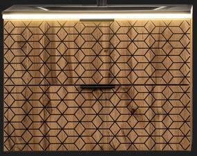 LED podsvietenie Rama Diamond 80 cm chróm