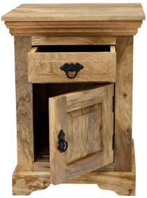furniture-nabytek.cz - Drevený nočný stolík masív 45x60x40