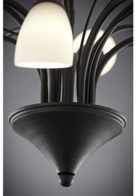 Jupiter 2056 - Luster na tyči GLORIOSA 10xG9/14W/230V čierna