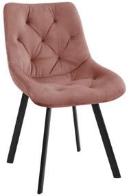 Jedálenská stolička SJ.33 pudrovo ružová