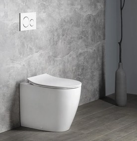 Isvea Isvea, SENTIMENTI WC misa stojaca, Rimless, 36x55cm spodný/zadný odpad, biela, 10SM10004SV