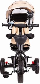 ECOTOYS Detská trojkolka s rotačným sedadlom  BEIGE
