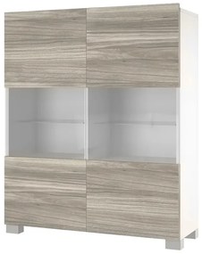 Komoda Belini šedý antracit Glamour Wood Imperium Belini 8 IMP KOM1/3/W/GW1/0/0