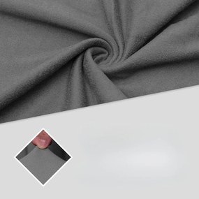 Napínací poťah na stoličku s opierkami AVERO Farba: Sivohnedá