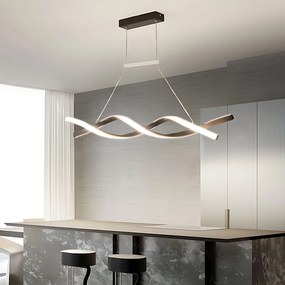 Toolight Toolight, LED závesné osvetlenie 120cm, 46W, 3000K, 2000lm, LHJ020-CP, čierna, OSW-50046