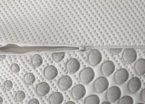 DREAMPUR Anatomický vankúš z latexovej peny DREAMPUR® grey dots profilovaný - 40x60 cm