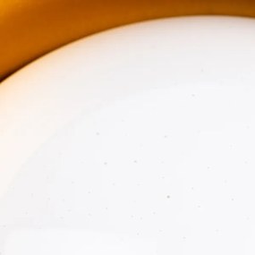LED stropné svietidlo LED/12W/230V pr. 32 cm taupe/zlatá