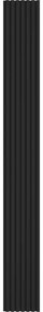 Mexen Lam-F, akustické stenové lamely 275 × 31,5 cm, filc 6 mm, čierna matná, S105-275317-2812-053