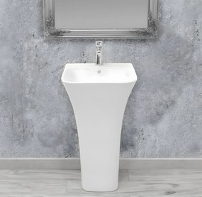 Rea Ada Slim, voľne stojace umývadlo, biela lesklá, REA-U9902