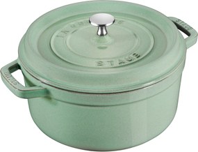 Hrniec La Cocotte liatina 5,2 l mätovo zelený