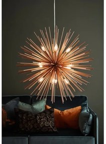 Markslöjd 107752 - Luster na lanku SOLEIL 12xE14/20W/260V rose gold