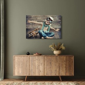 Obraz - Mladý letec (90x60 cm)