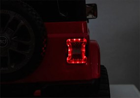 LEAN CARS Batéria pre vozidlá Jeep Rubicon 4x4 DK-JWR556 4x200W 24V červená