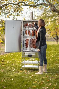 KAISER - DVESTOVKA, elektrická udiareň, nerez