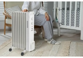 G21 Merapi olejový radiátor, 9 rebier, 2000 W,biely