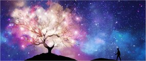 Obraz - Vesmírny strom (120x50 cm)