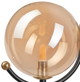 Nástenné svietidlo GEORGIA 1xE14/5W/230V zlatá/dymová béžová