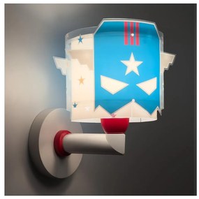 Dalber 61819 - Detské nástenné svietidlo MODRÁ HERO 1xE27/15W/230V