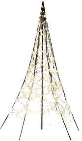 LED svetelná dekorácia stromček, napájanie: sieťové, teplá biela, výška: 2 m