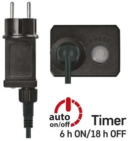 LED RGB Vianočná vonkajšia reťaz 120xLED/72 módov 15m IP44 + diaľkové ovládanie