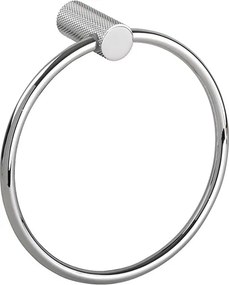 Bemeta Design BRILIA: Držiak uterákov kruhový, strieborná lesk- 177204060