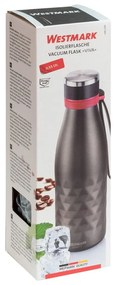 Sivá cestovná silikónovo-antikorová fľaša 550 ml Viva – Westmark