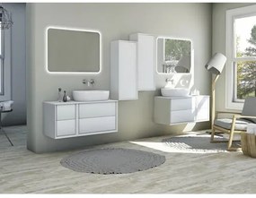 Kúpeľňová skrinka pod umývadlo Baden Haus Bellagio biela matná 35 x 51 x 46 cm