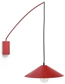 Červené nástenné svietidlo ø 35 cm Kally – Kave Home