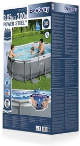 BESTWAY Bazén 10 FT 305 x 200 x 84 cm Power Steel BESTWEY -5614A