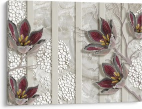 Obraz - Dekoratívne kvety (70x50 cm)