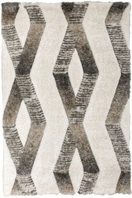 Koberec Shaggy California Y529G béžový / hnedý