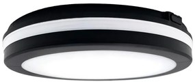 Top Light Top Light - LED Kúpeľňové svietidlo COMET LED/15W/230V IP54 pr. 20 cm čierna TP1781