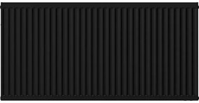 Mexen, Panelový radiátor Mexen C21 400 x 800 mm, bočné pripojenie, 741 W, čierny - W421-040-080-70