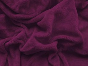 XPOSE® Mikroplyšová plachta Exclusive - čučoriedková 90x200 cm