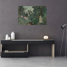 Obraz - Henri Rousseau, The Equatorial Jungle, reprodukcia (90x60 cm)
