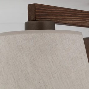 Brilagi - Prisadený luster LATTE 3xE27/15W/230V borovica/biela