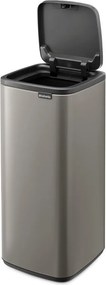 Sivý dotykový oceľový odpadkový kôš 30 l Bo Touch – Brabantia